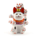 子福猫／富山土人形／土雛窯