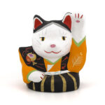かみしも招き猫／金谷土人形