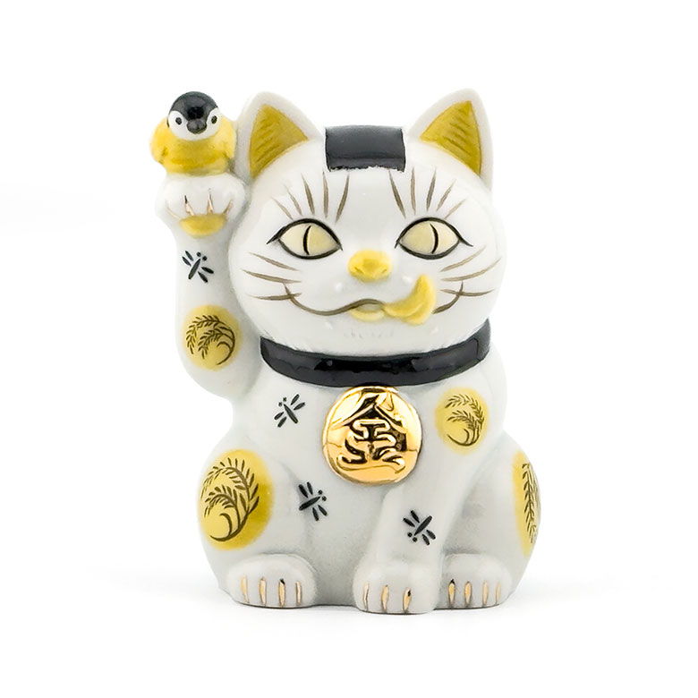 AKOMEYA Cat's 瀬戸まねき猫『金』／原案：石黒亜矢子／販売：アコメヤ／製作：中外陶園／高さ10cm