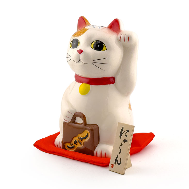 福招きにゃらん/ノベリティ:じゃらん/高さ15.5cm