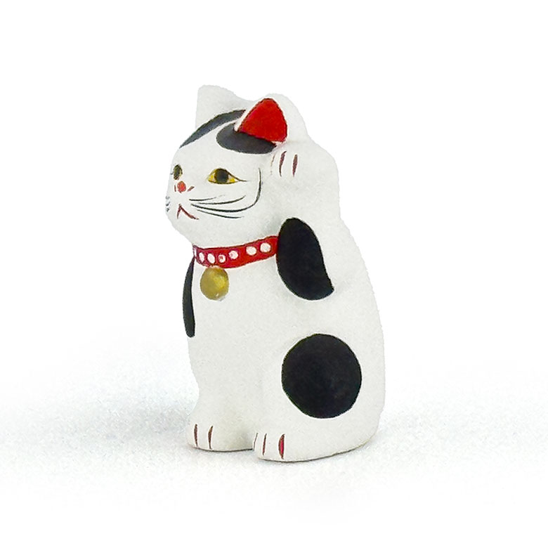 招き猫/乙川人形/乙川人形屋/杉浦實さん作/高さ7cm
