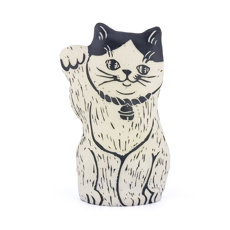 招き猫/要 美紀さん作/高さ12cm