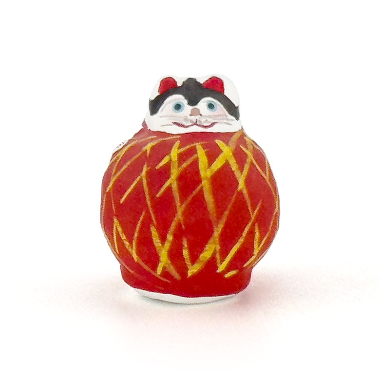 まり猫/山形張子/岩城人形店/岩城勇二さん作/高さ5.5cm