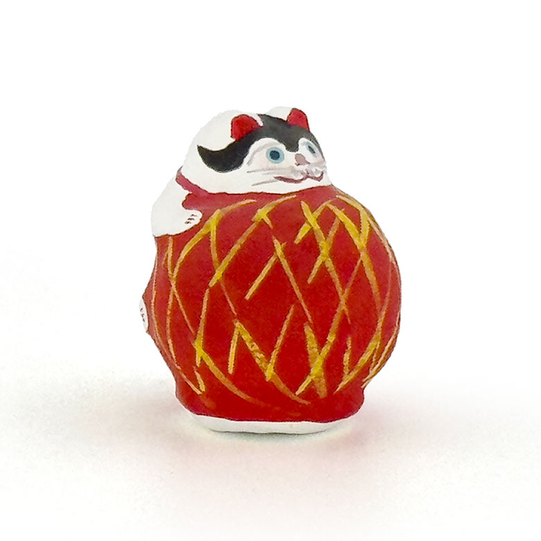 まり猫/山形張子/岩城人形店/岩城勇二さん作/高さ5.5cm