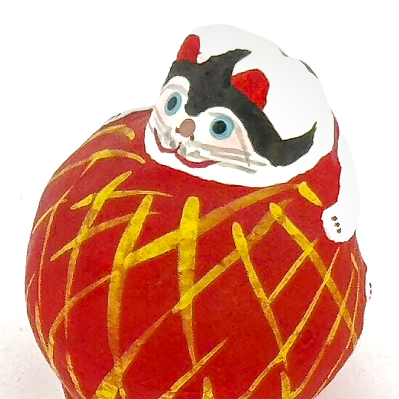 まり猫/山形張子/岩城人形店/岩城勇二さん作/高さ5.5cm