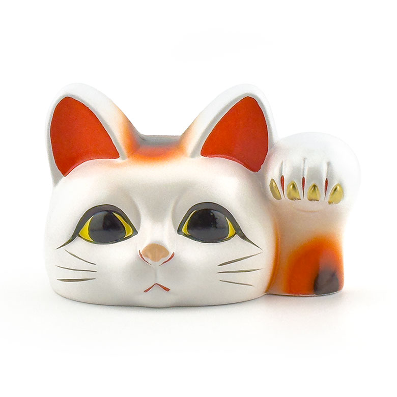 見守り猫「とこにゃん」/常滑焼/梅月冨本人形園/高さ9cm