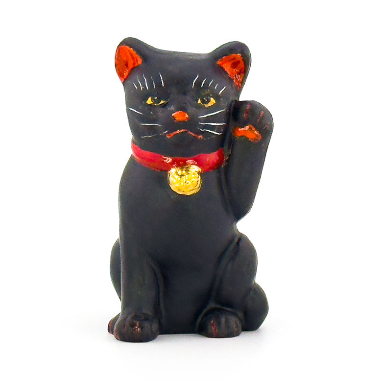 招き猫/長浜人形/日下悟さん作/日下義明商店/高さ10cm