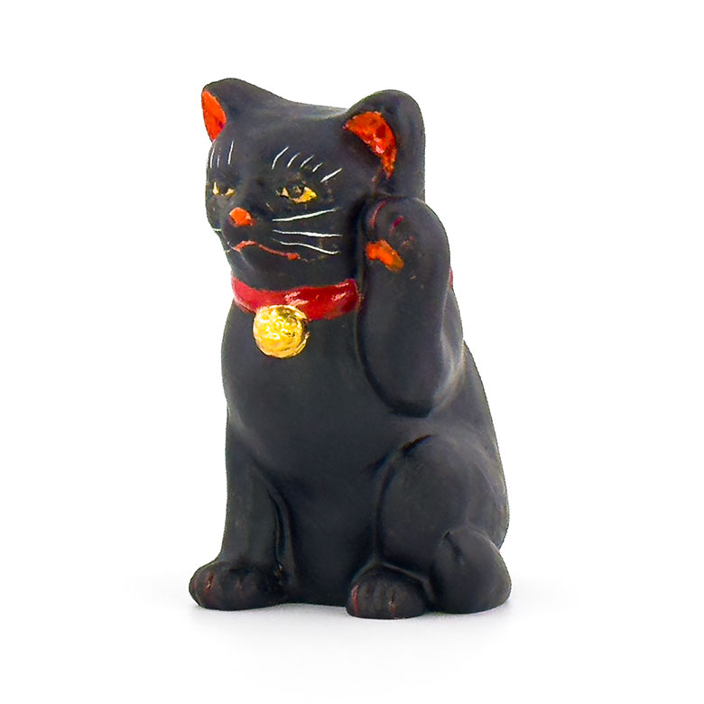 招き猫/長浜人形/日下悟さん作/日下義明商店/高さ10cm