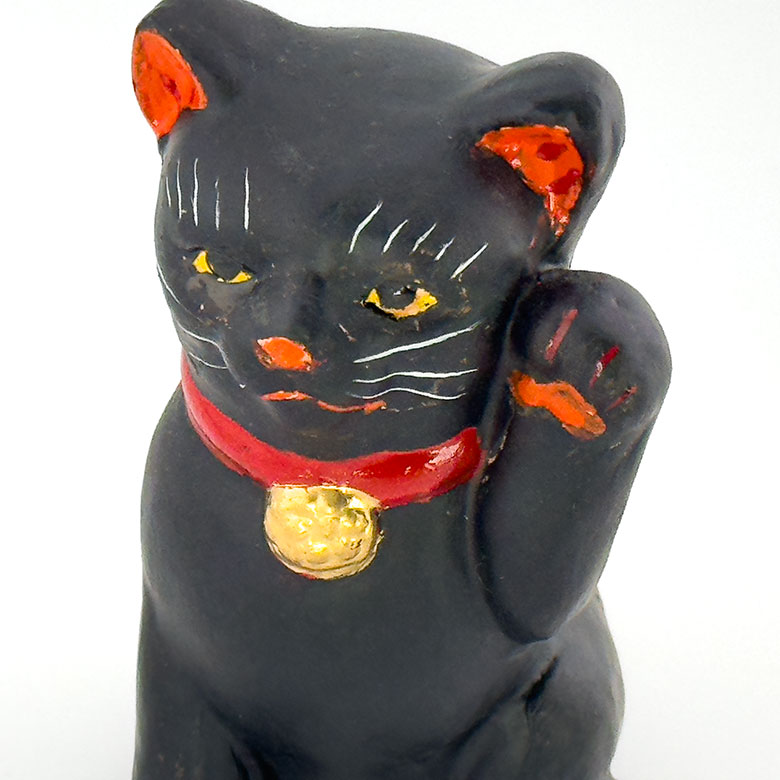 招き猫/長浜人形/日下悟さん作/日下義明商店/高さ10cm