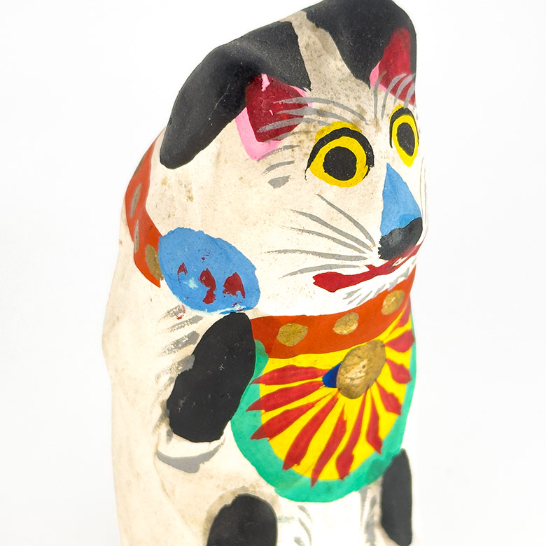 招き猫／青森張子／福原英治郎さん作｜高さ9cm