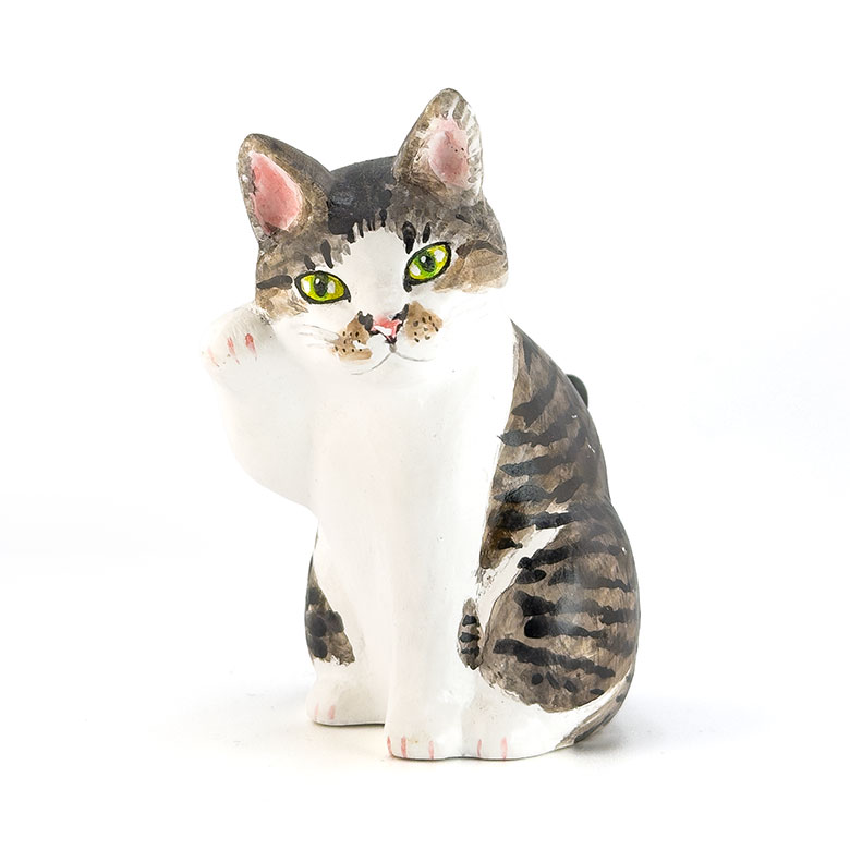 マイ招き猫／谷中堂作｜高さ7.5cm